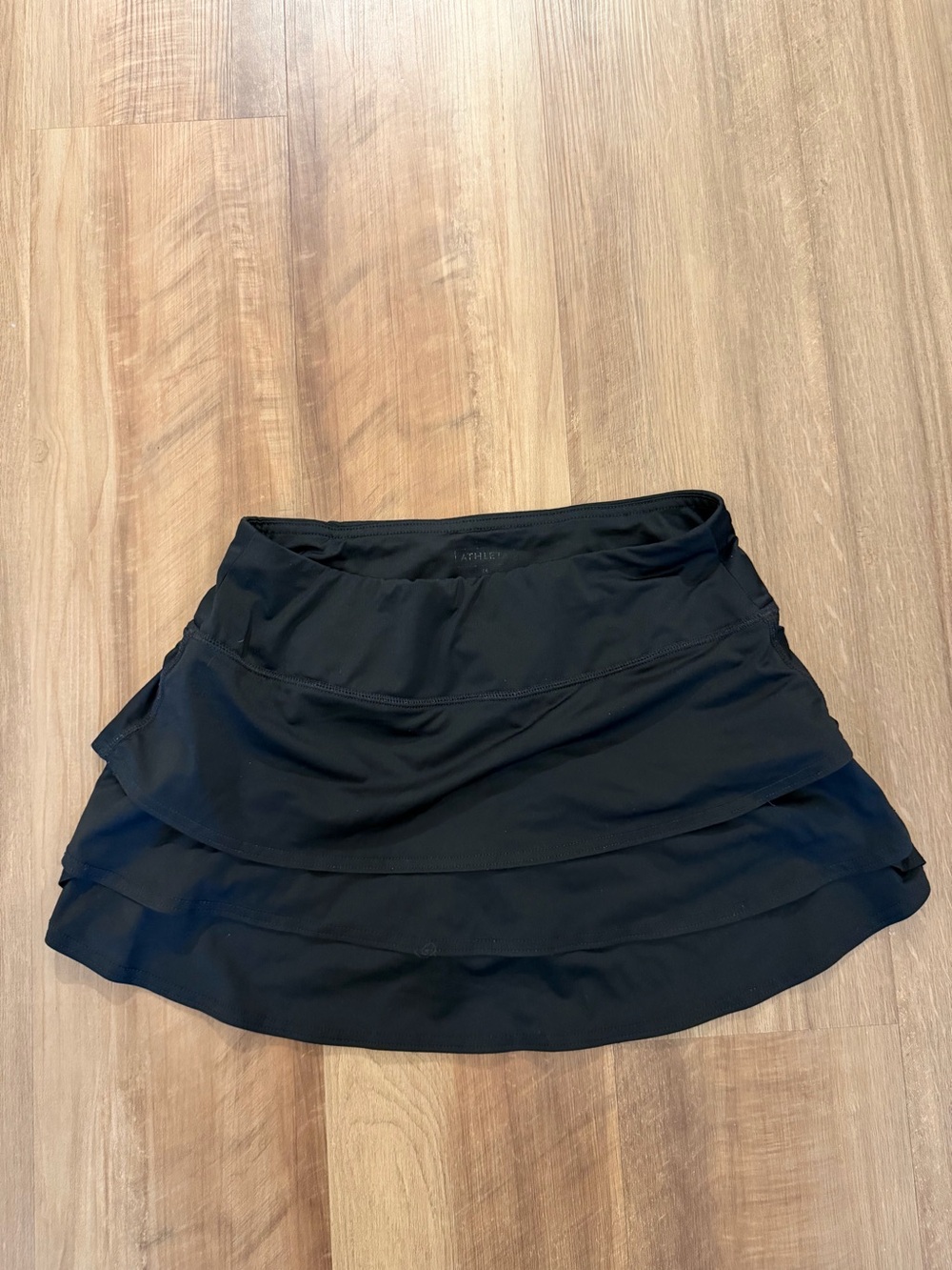 Athleta Tennis Skirt Black Extra Small Athletic Wear Pocket On Back